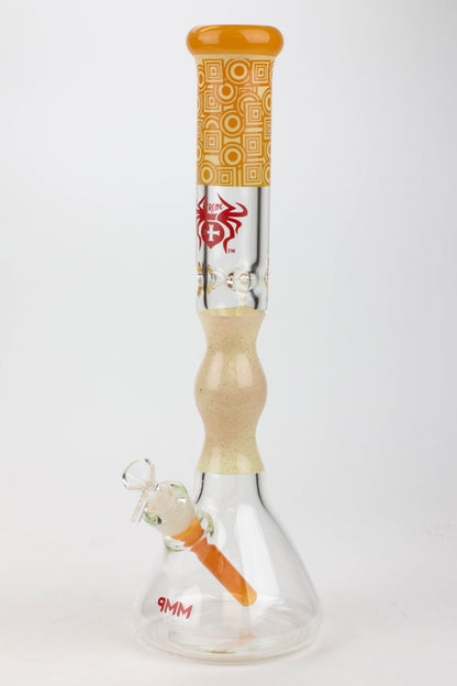19" XTREME / 9 mm / Curbed tube glass Bong [XTR5001]