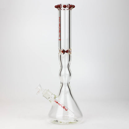 17.5" XTREME / 9 mm / curved tube glass water bong [XTR5002]