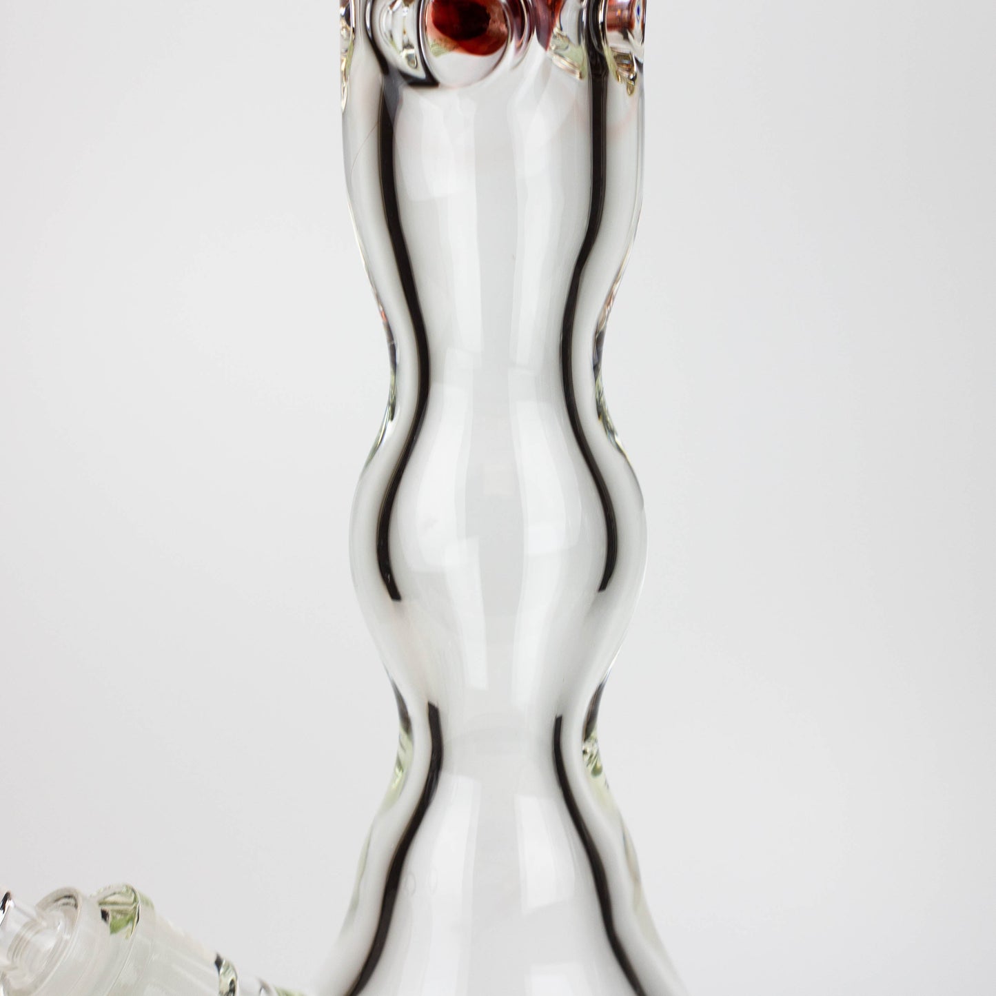 17.5" XTREME / 9 mm / curved tube glass water bong [XTR5002]