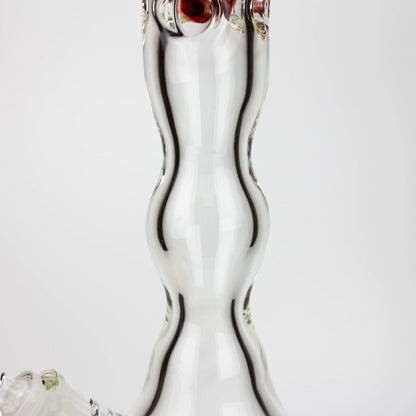 17.5" XTREME / 9 mm / curved tube glass water bong [XTR5002]