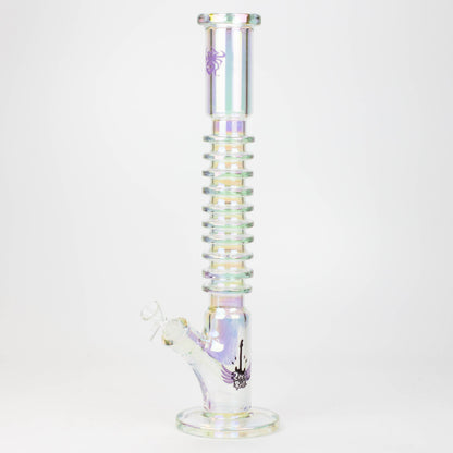 17" XTREME / 7 mm / Rock & Roll Electroplated Tube glass water bong [XTR5006]