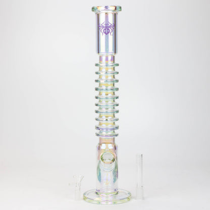 17" XTREME / 7 mm / Rock & Roll Electroplated Tube glass water bong [XTR5006]