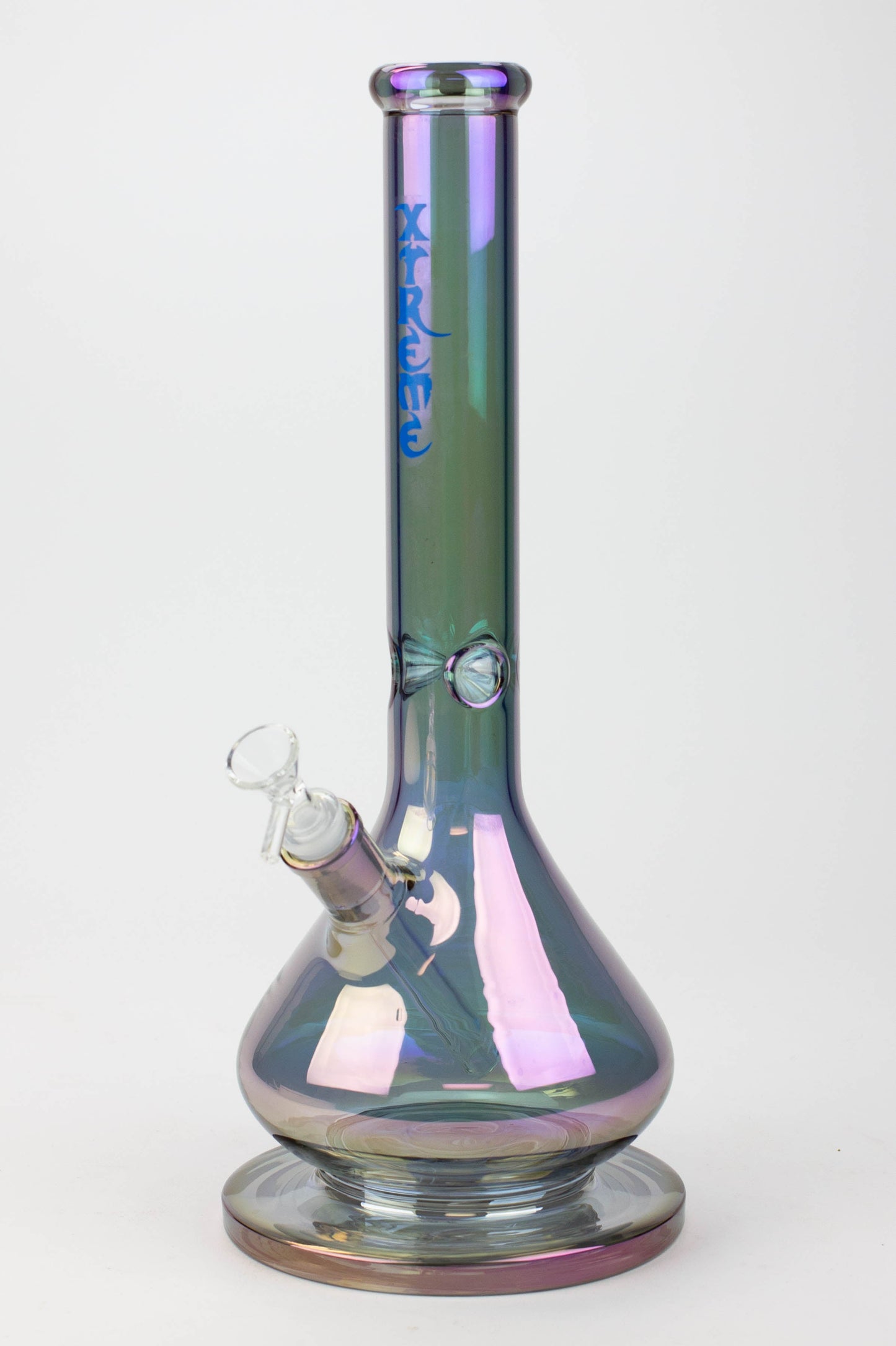 16" XTREME / 7 mm / wide base Electroplated glass Bong [XTR5007]