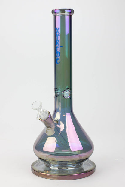 16" XTREME / 7 mm / wide base Electroplated glass Bong [XTR5007]
