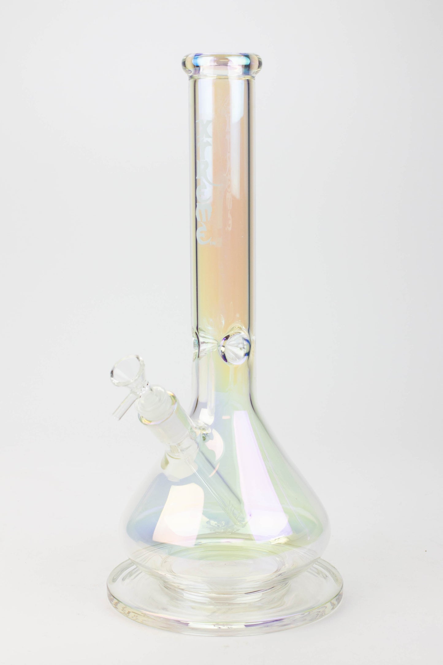 16" XTREME / 7 mm / wide base Electroplated glass Bong [XTR5007]