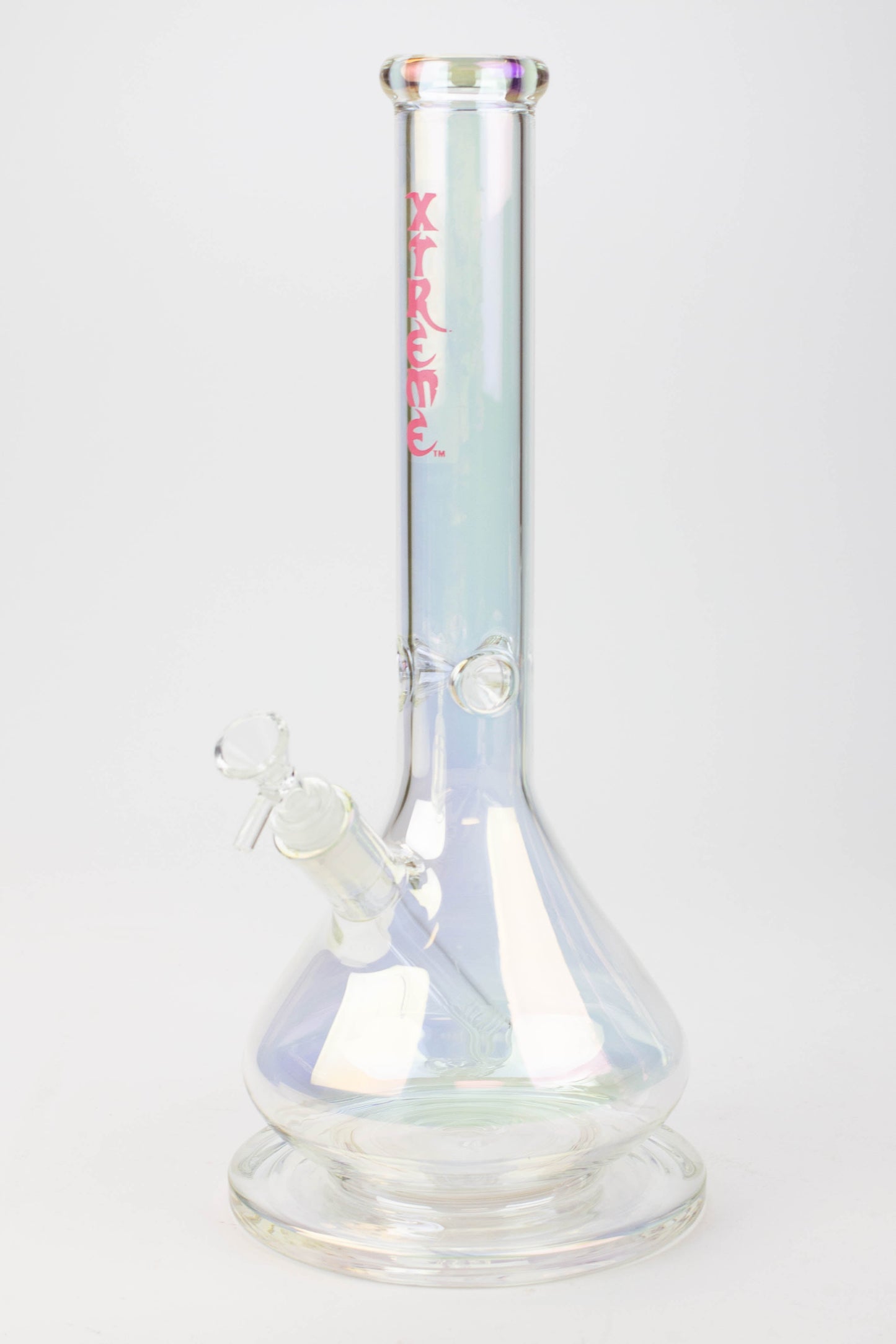16" XTREME / 7 mm / wide base Electroplated glass Bong [XTR5007]