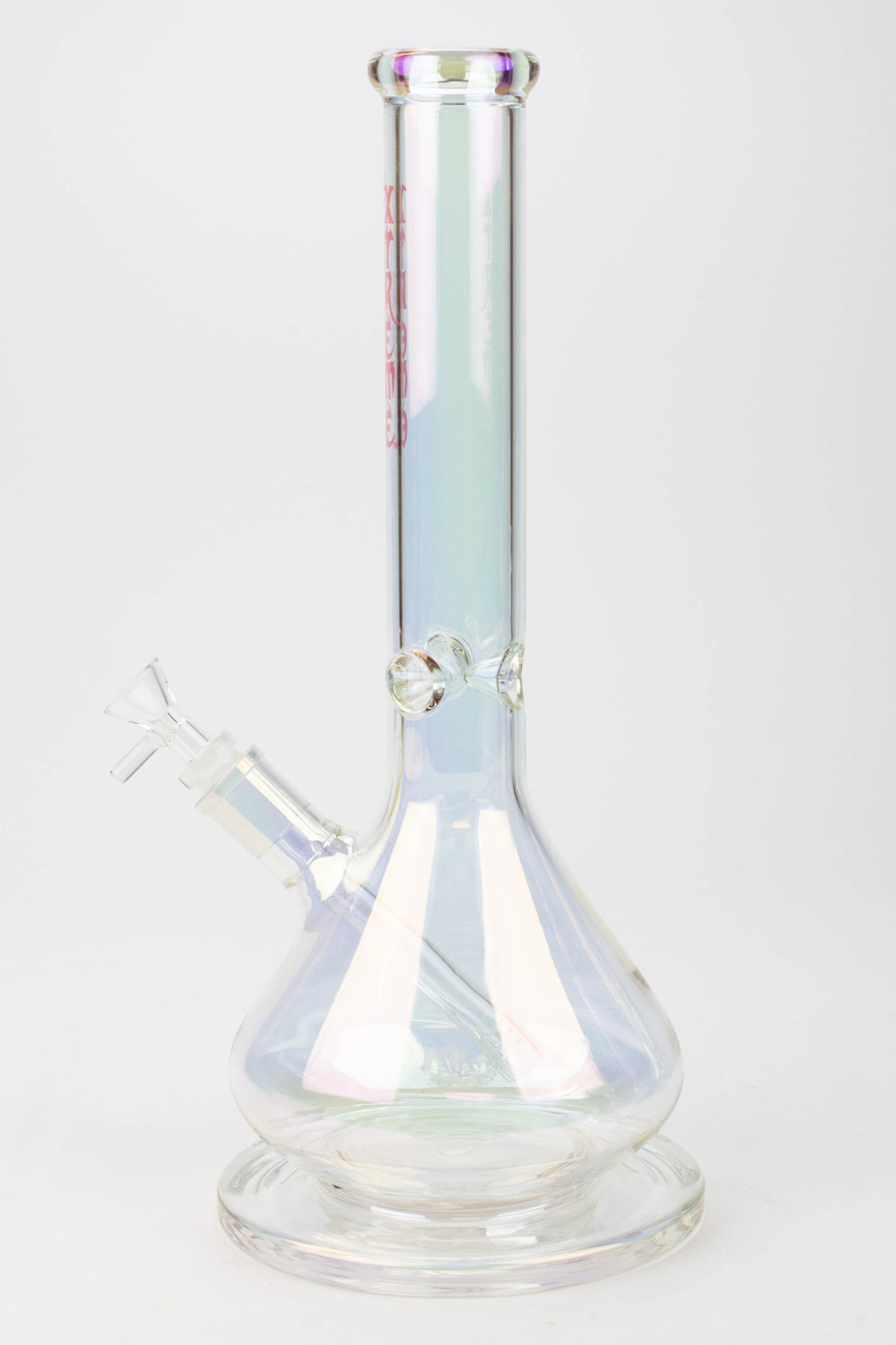 16" XTREME / 7 mm / wide base Electroplated glass Bong [XTR5007]