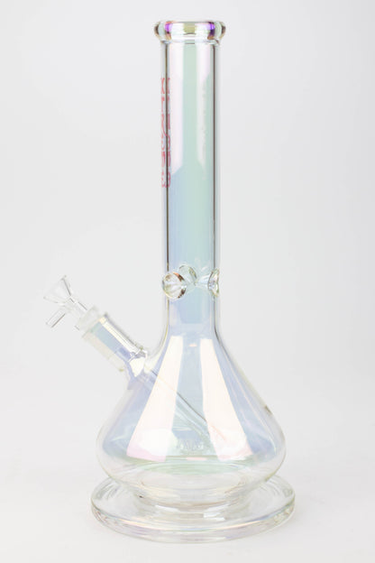16" XTREME / 7 mm / wide base Electroplated glass Bong [XTR5007]