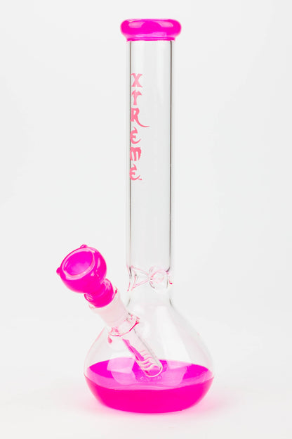 12" XTREME Round base Glass Bong [XTR5008]