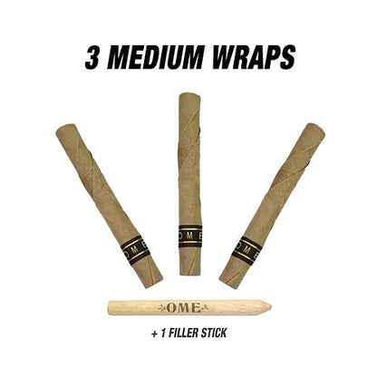 OME-Hand-Rolled flavor Medium wraps Box of 15_6