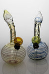 6 inches changing color glass water bong_7