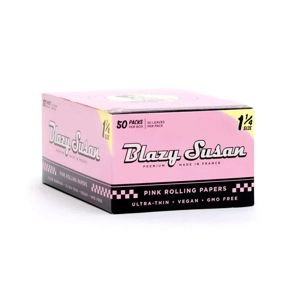 Blazy Susan | Pink 1-1/4 Rolling paper box of 50_0