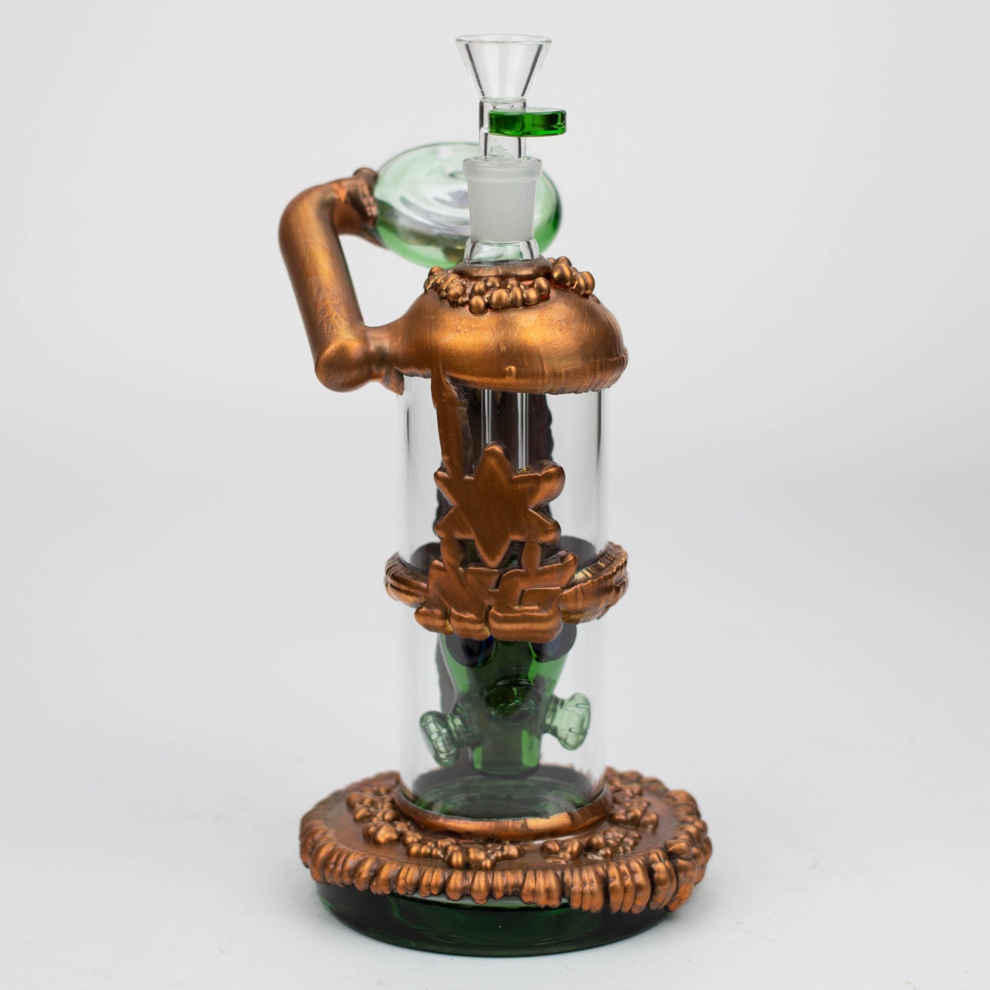 NG-9 inch Copper Plated Gas Mask Bubbler [N8034]_6