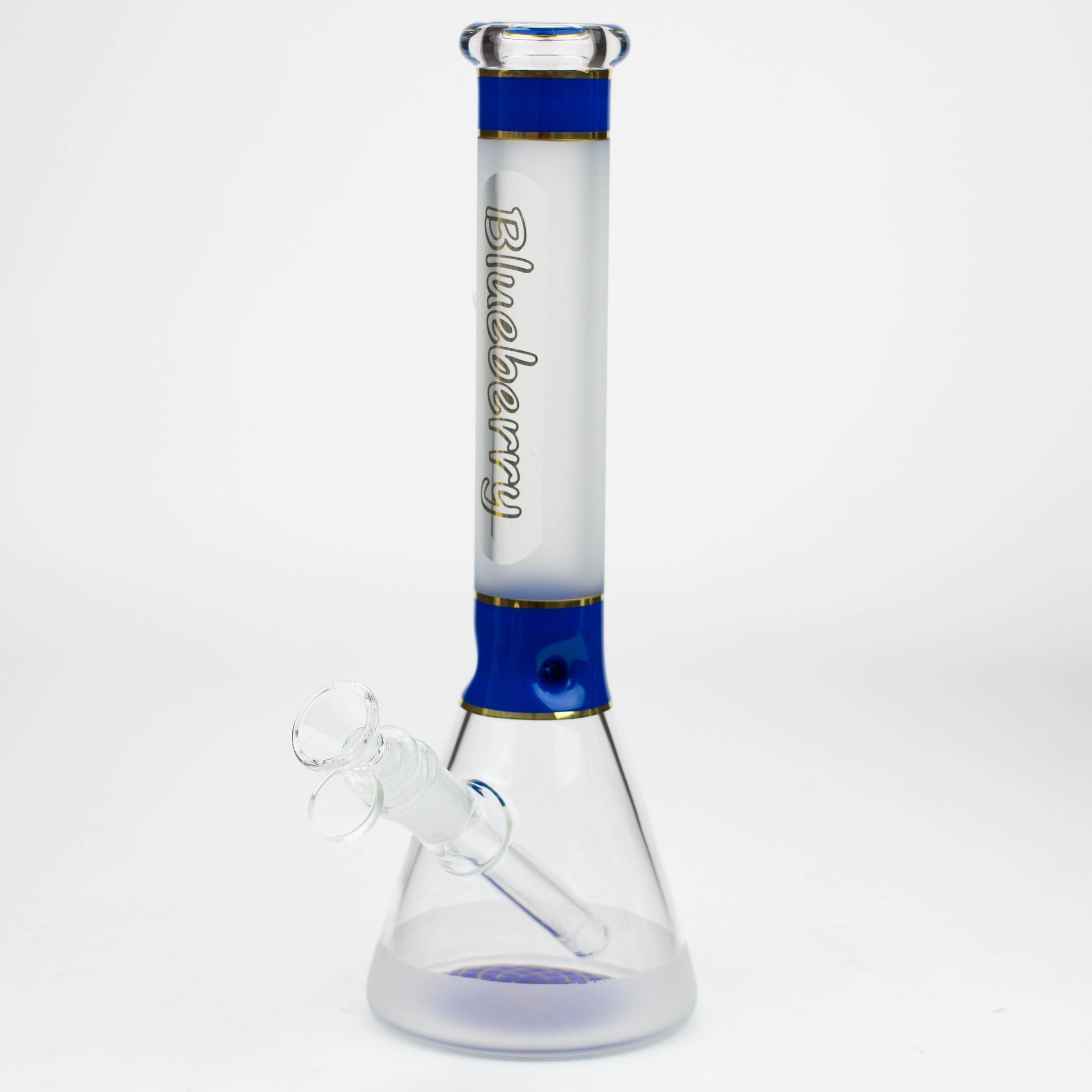 Blueberry-12 inch Mandala Base Sandblasted Beaker [ST014]_4