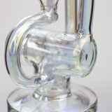 8" 2-in-1 electroplated glass recycler rig_4