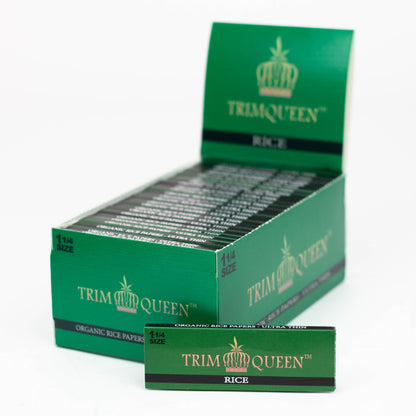 Trim Queen®️ Premium King Size Rolling Rice Papers DISPLAY BOX OF 50_0