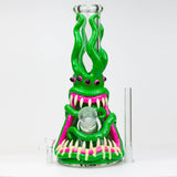 12.5"  Resin 3D artwork 7mm glass beaker water bong [TS102]_4
