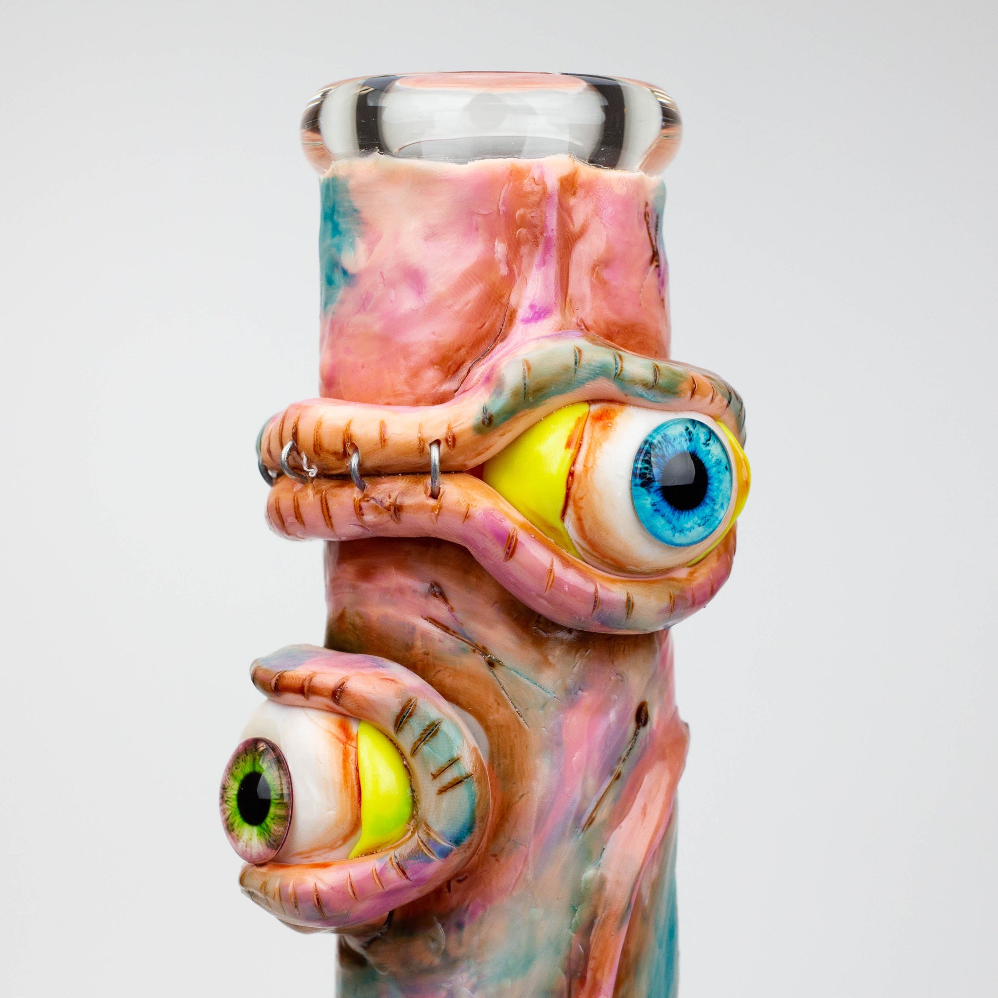 12.5"  Resin 3D artwork 7mm glass beaker water bong [SP2072]_3