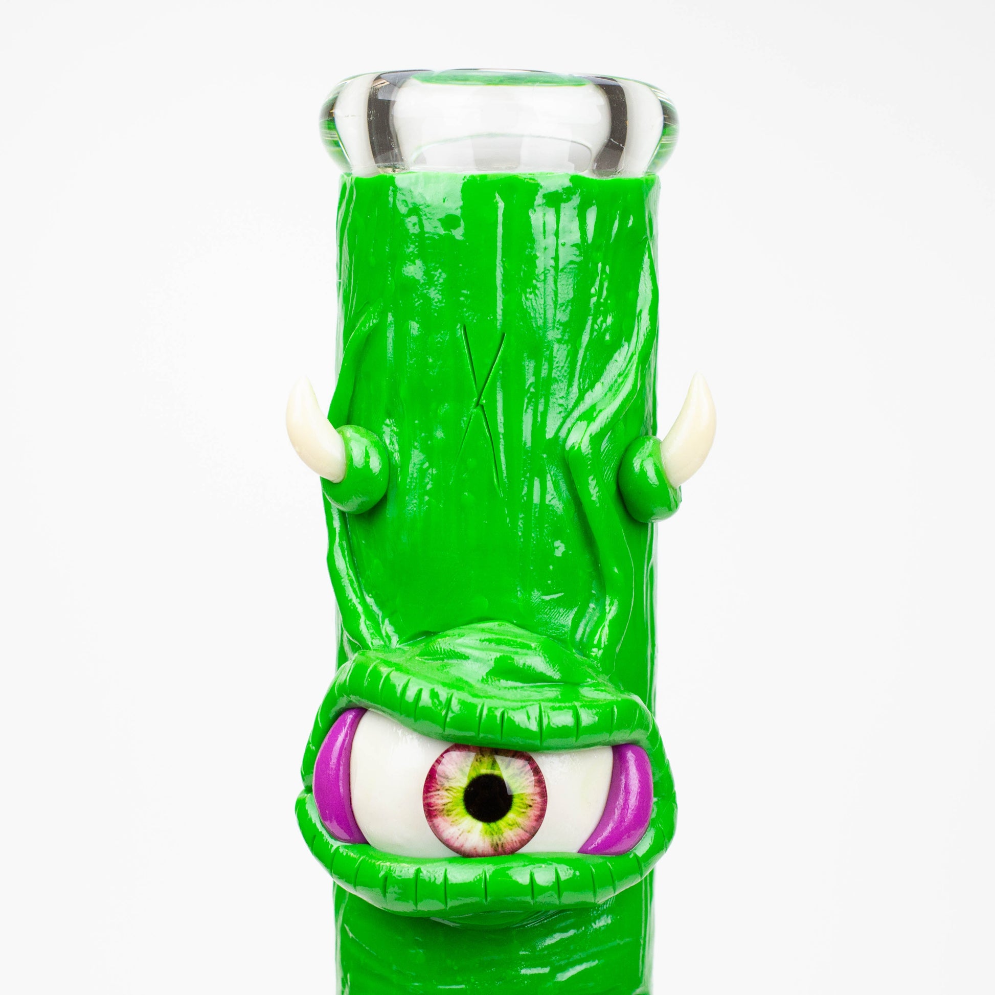 12.5"  Resin 3D artwork 7mm glass beaker water bong [TS110]_10