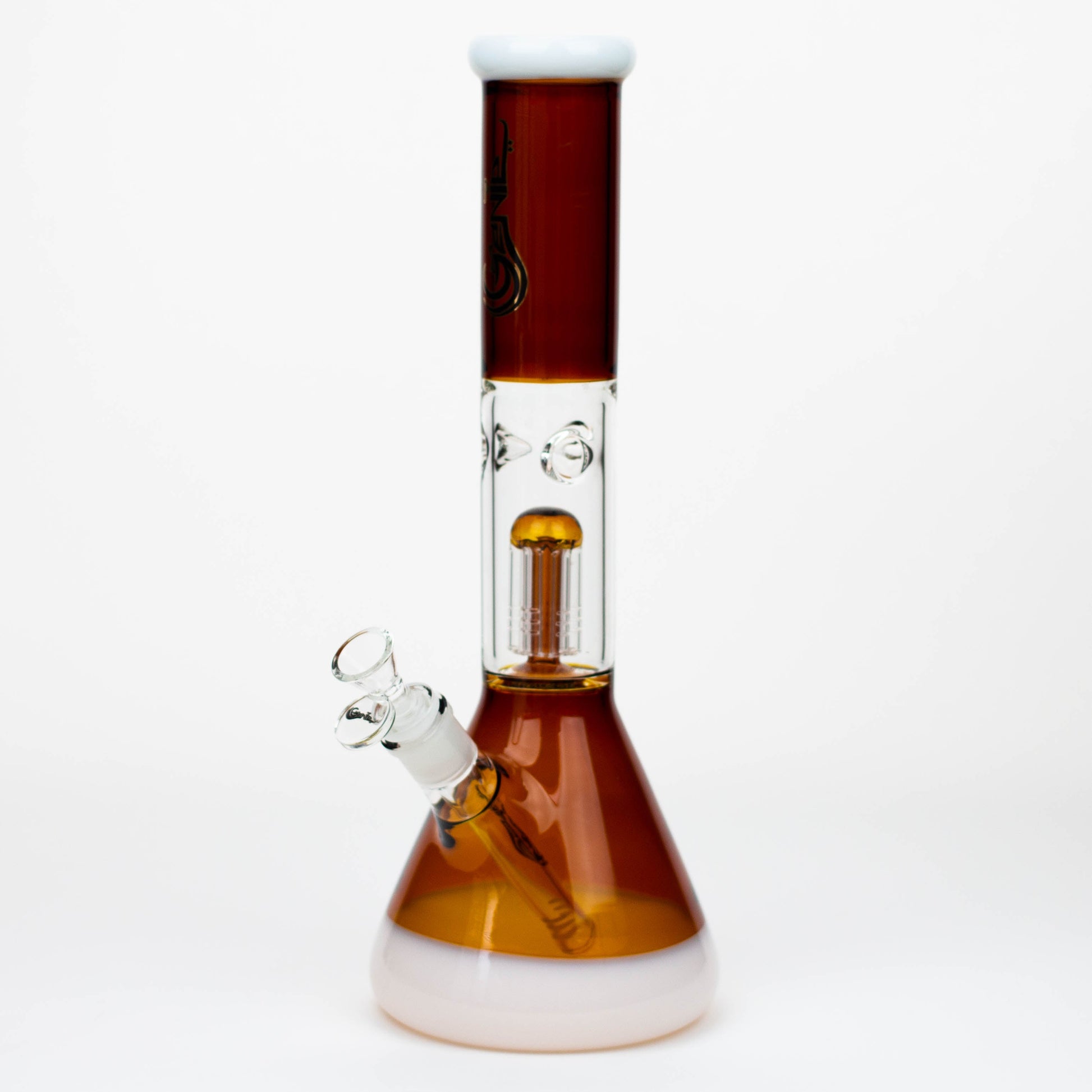 14.5" Genie-Tree arms two tone glass water bong_8