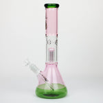 14.5" Genie-Tree arms two tone glass water bong_2