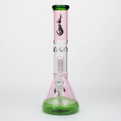 14.5" Genie-Tree arms two tone glass water bong_3