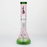 14.5" Genie-Tree arms two tone glass water bong_3