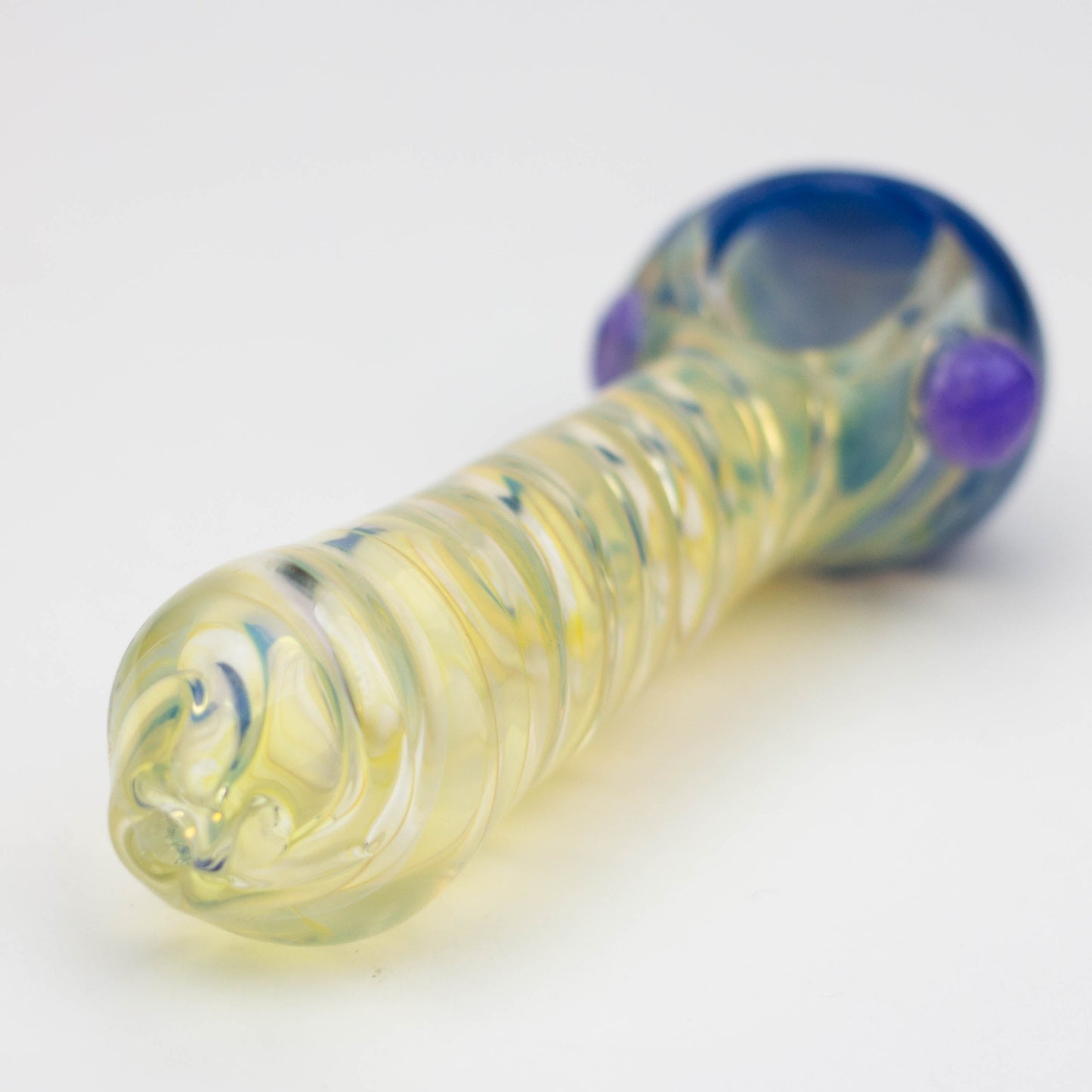4.5" American color twisted soft glass hand pipe [AM01]_3