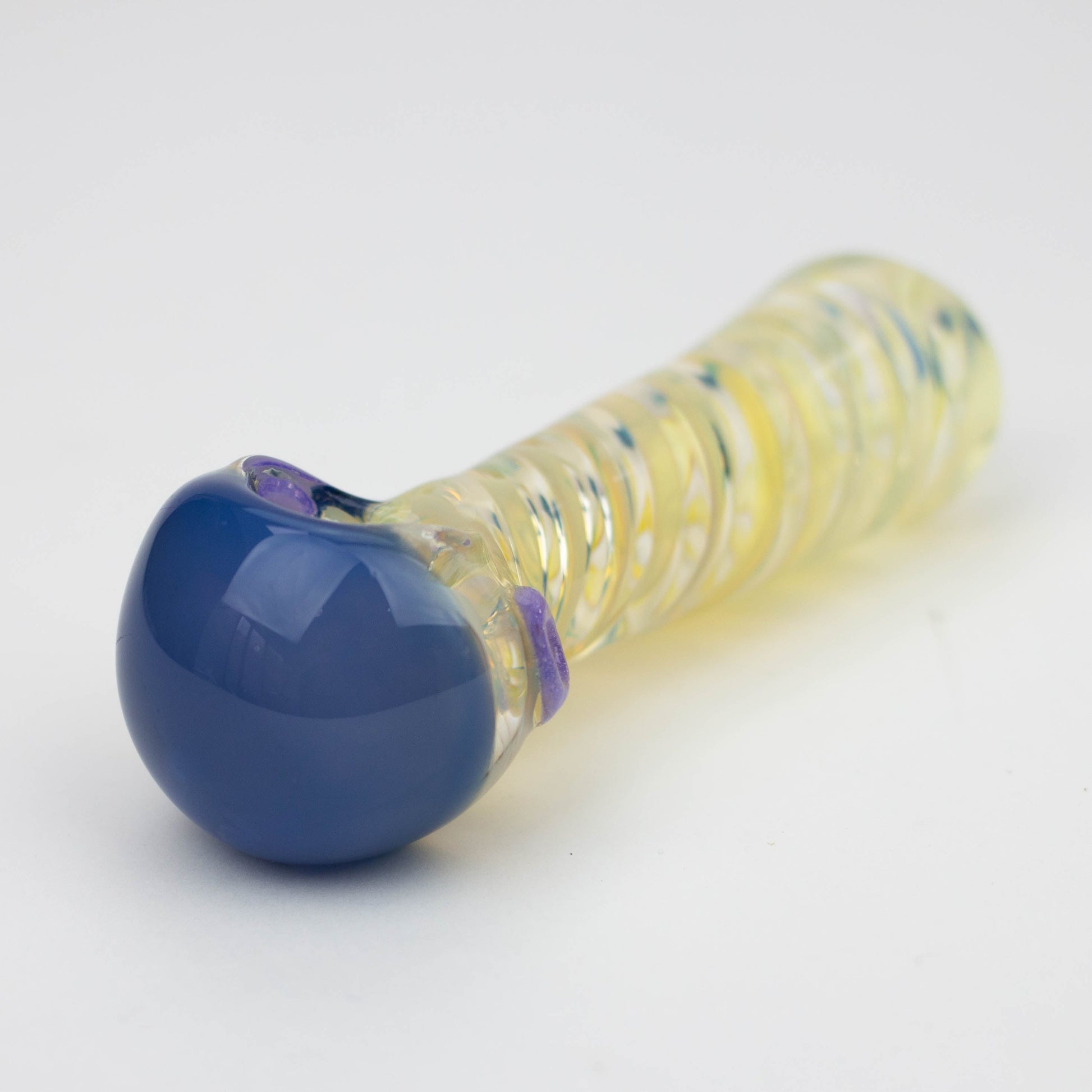 4.5" American color twisted soft glass hand pipe [AM01]_4