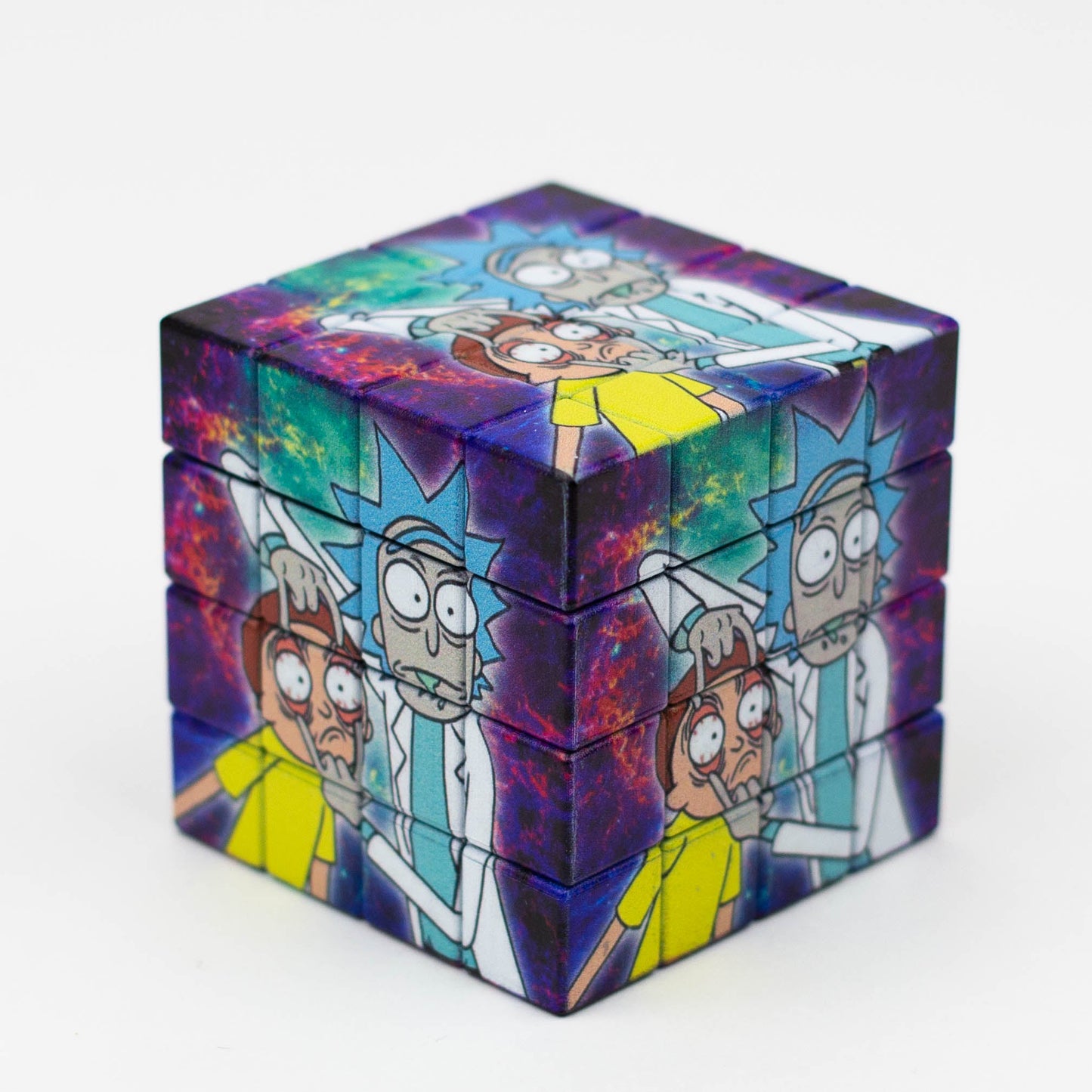 Cartoon Cube Herb Grinder - 4 Parts_4