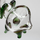 5" Standing elephant clear glass hand pipe_1