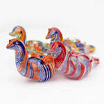 5" Duck glass hand pipe_0