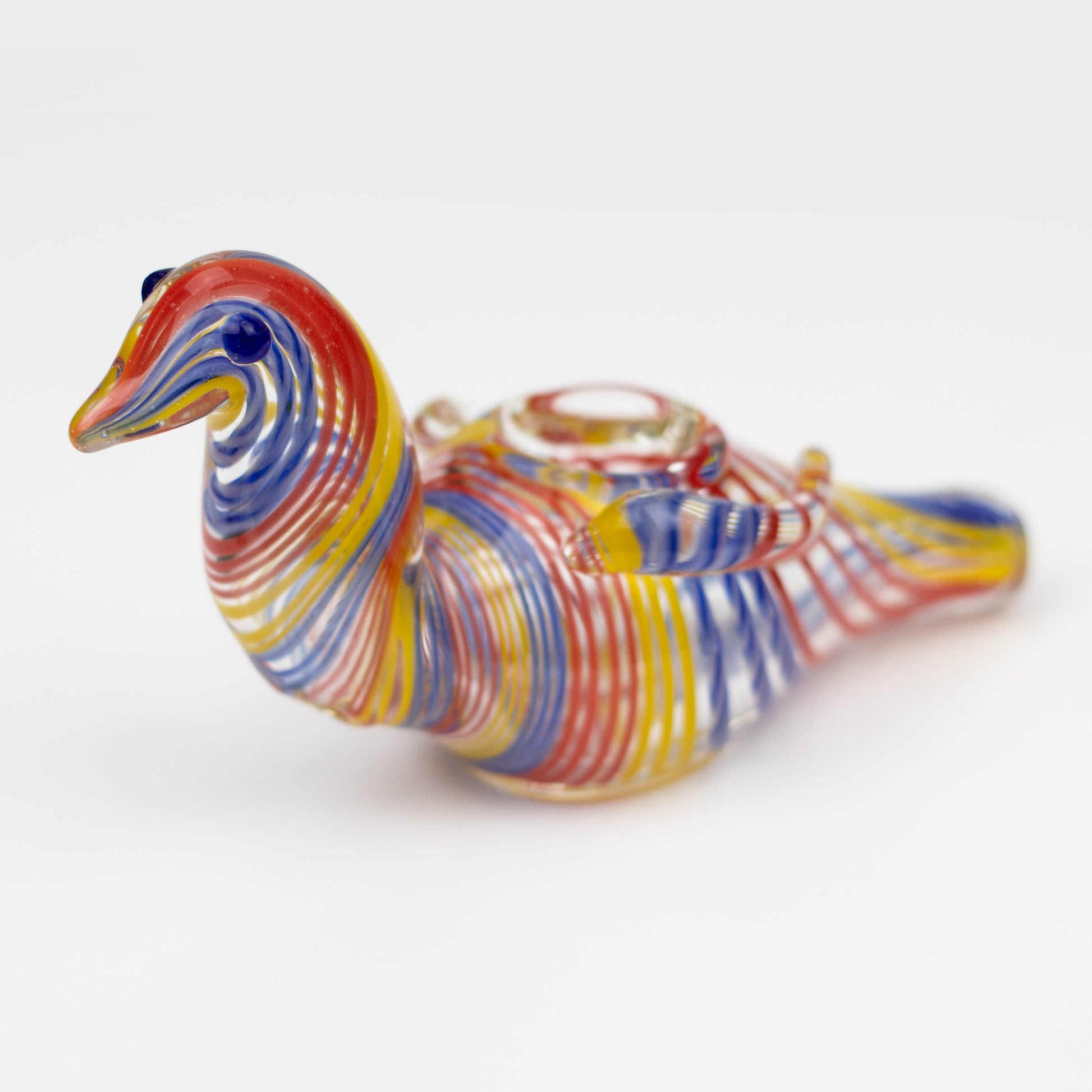 5" Duck glass hand pipe_2