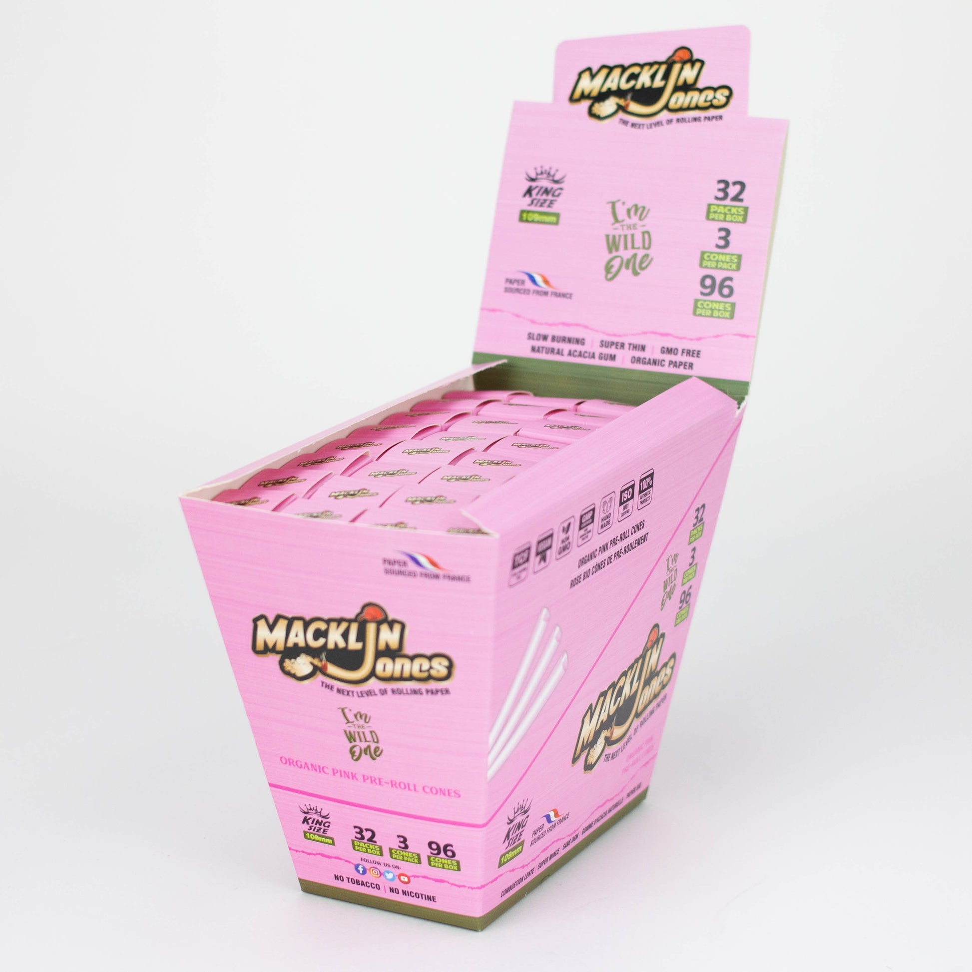 Macklin Jones - Rose Pink Pre-Rolled cone Box_1