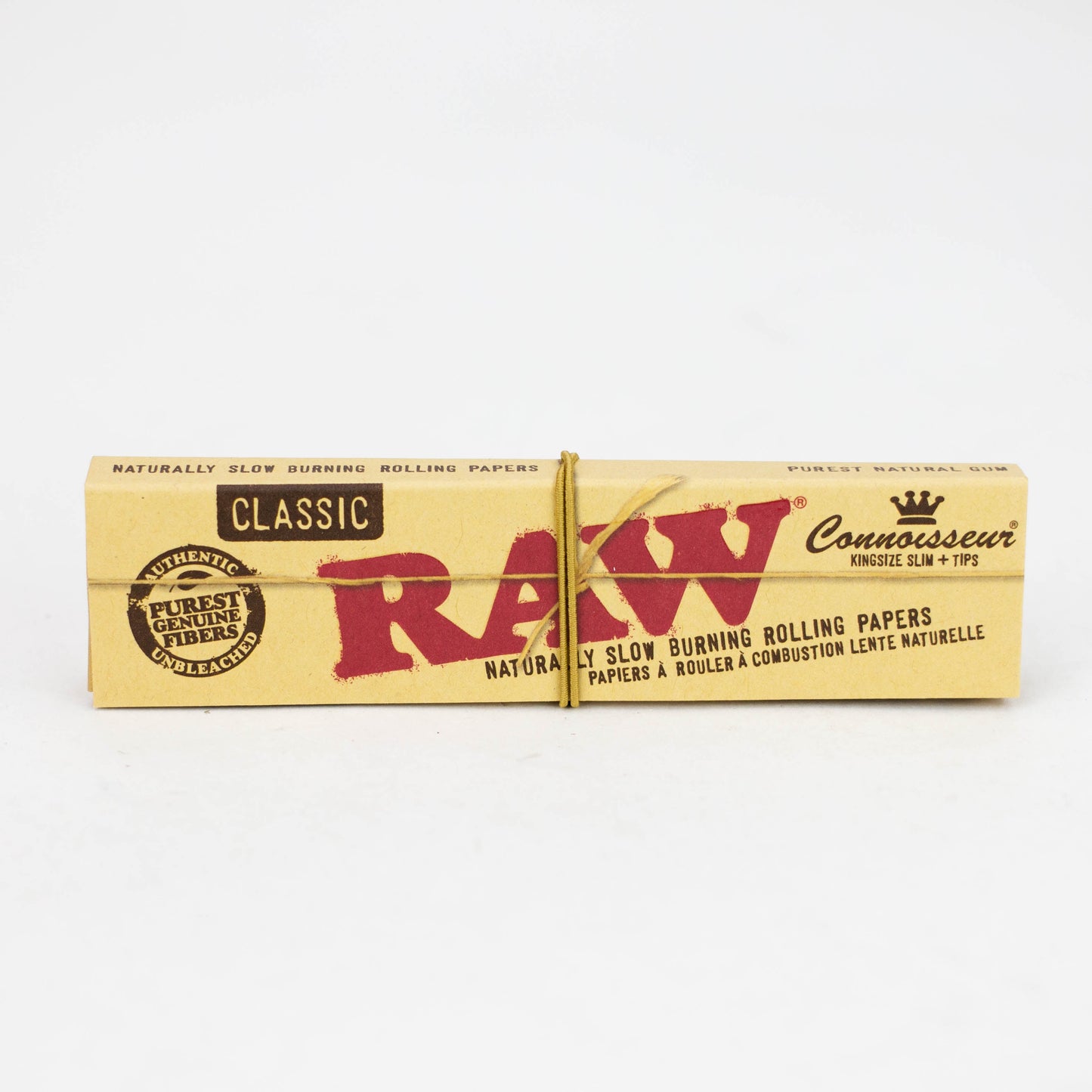 RAW Classic Connoisseur King Rolling Paper w/Tips_1