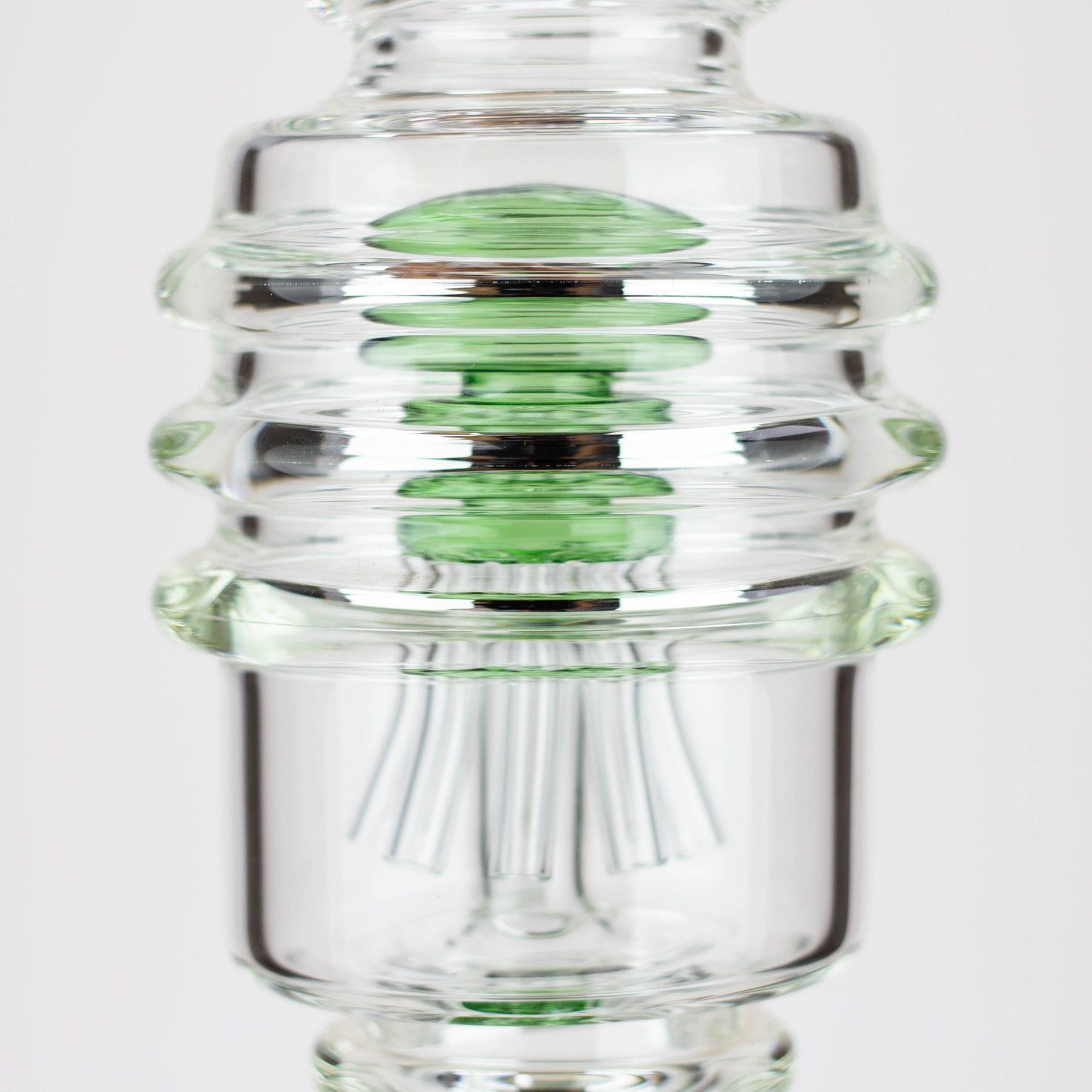 H2O | 21" Dual percolator glass water bong [H2O-5019]_7