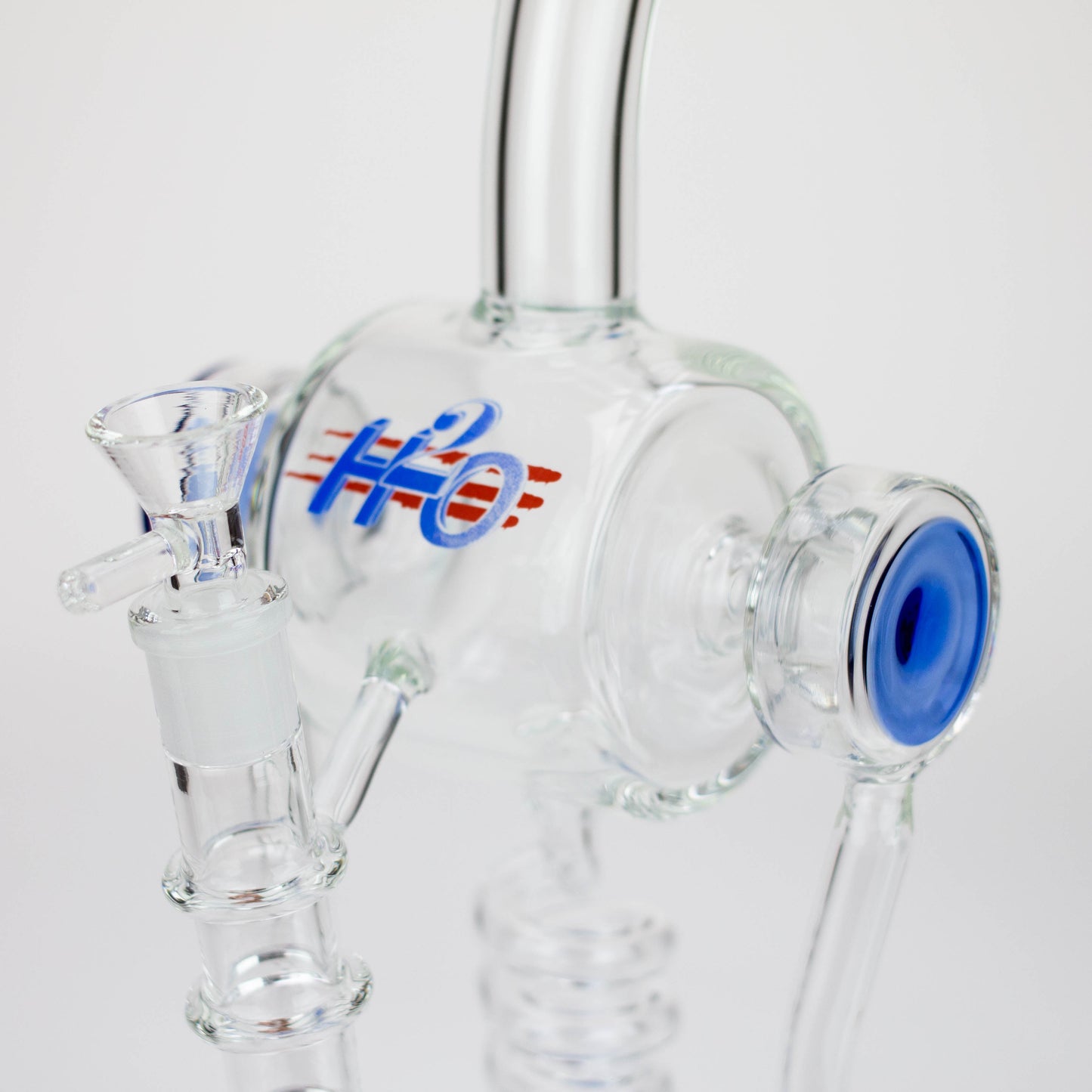 H2O | 14" glass water bong [H2O-5022]_8