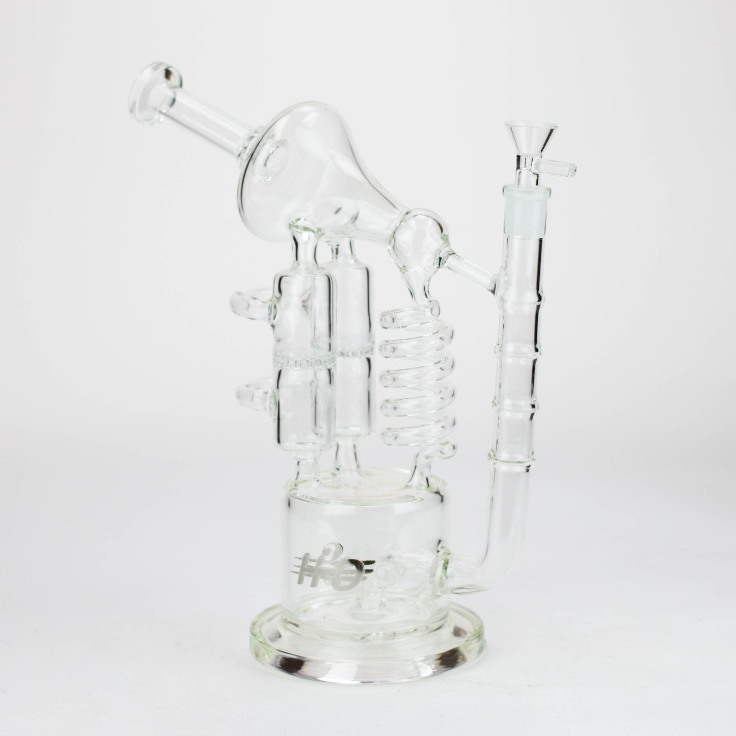 H2O | 12" Coil Glass water recycle bong [H2O-5027]_9