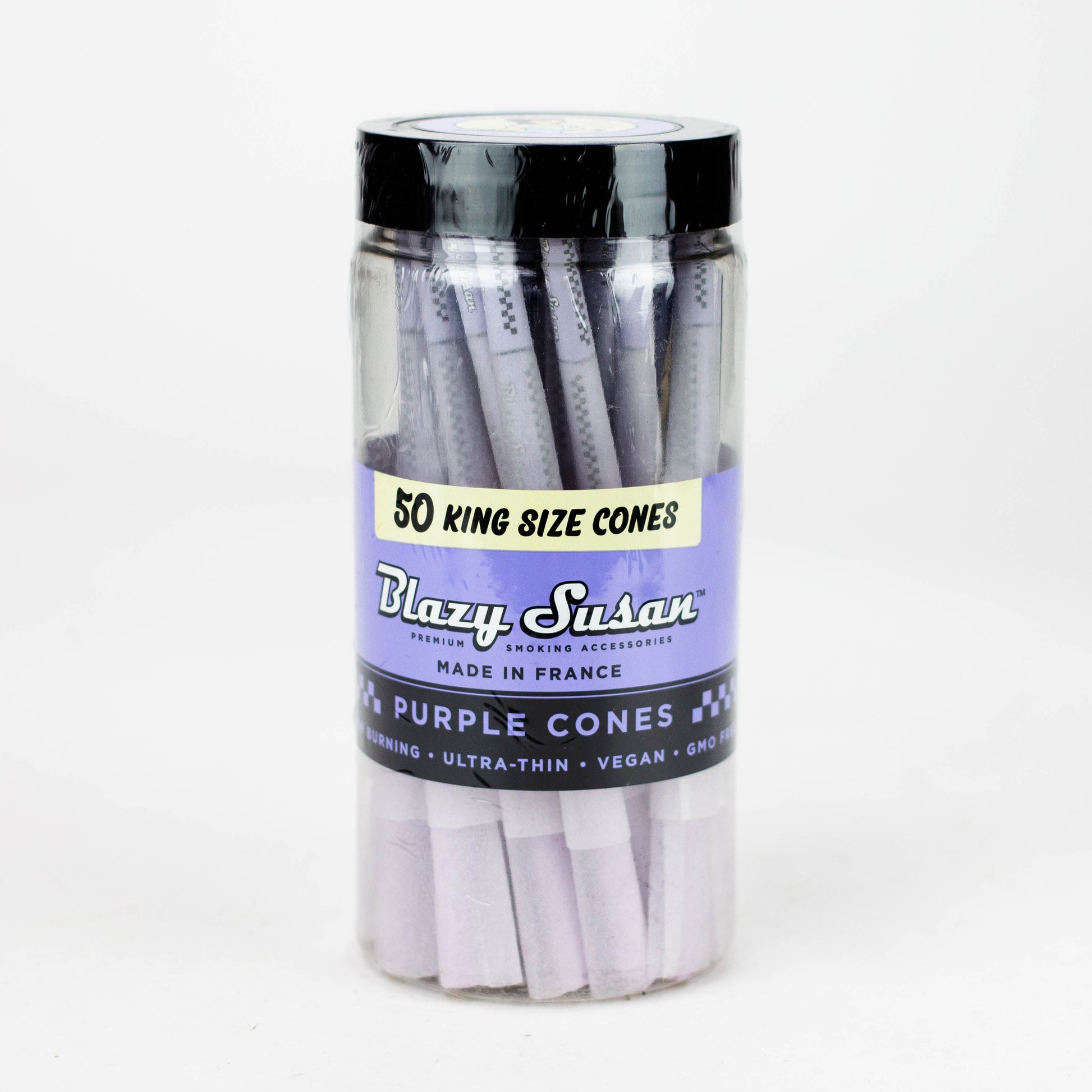 Blazy Susan | Purple King size Cones Pack of 50_0
