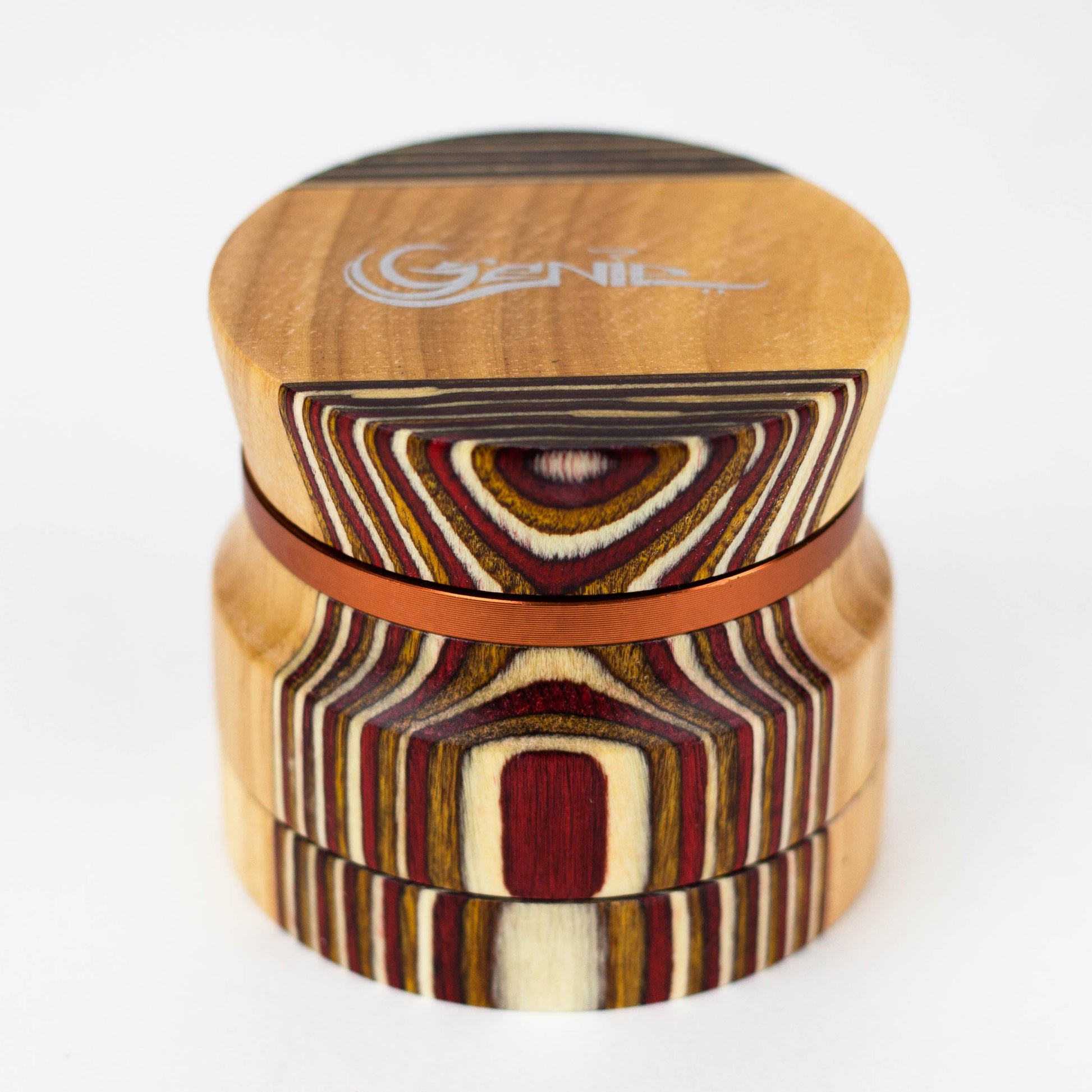 Genie 4 parts wooden cover grinder [SS147]_0