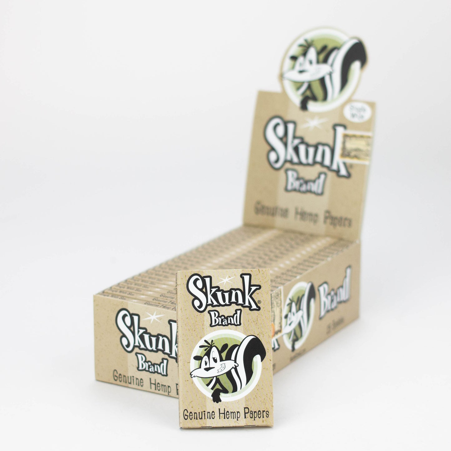Skunk Brand Hemp Rolling Papers Single Wide Box of 25_0