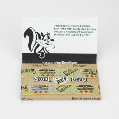 Skunk Brand Hemp Rolling Papers Single Wide Box of 25_2