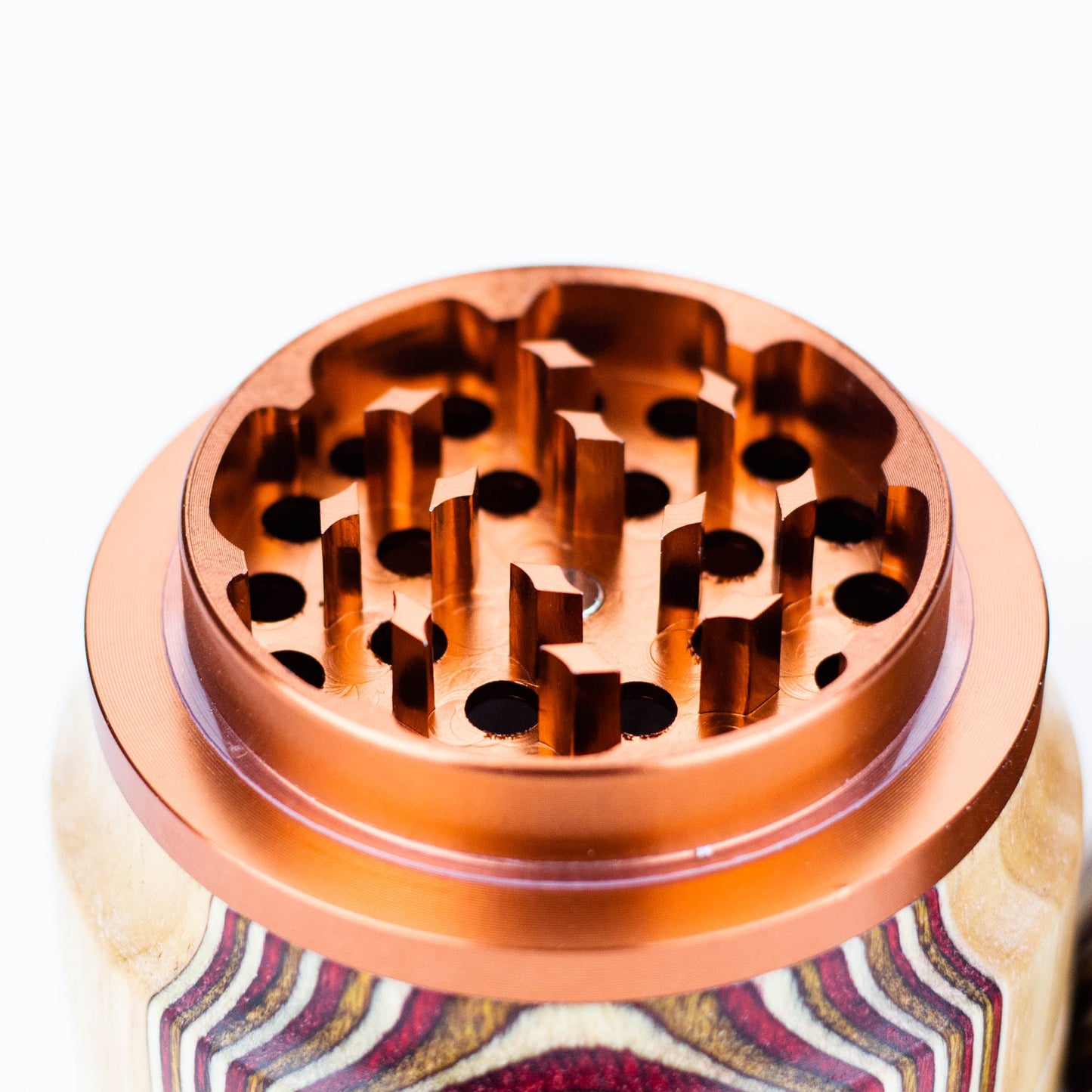 Genie 4 parts wooden cover grinder [SS147]_4