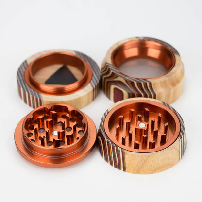 Genie 4 parts wooden cover grinder [SS147]_5