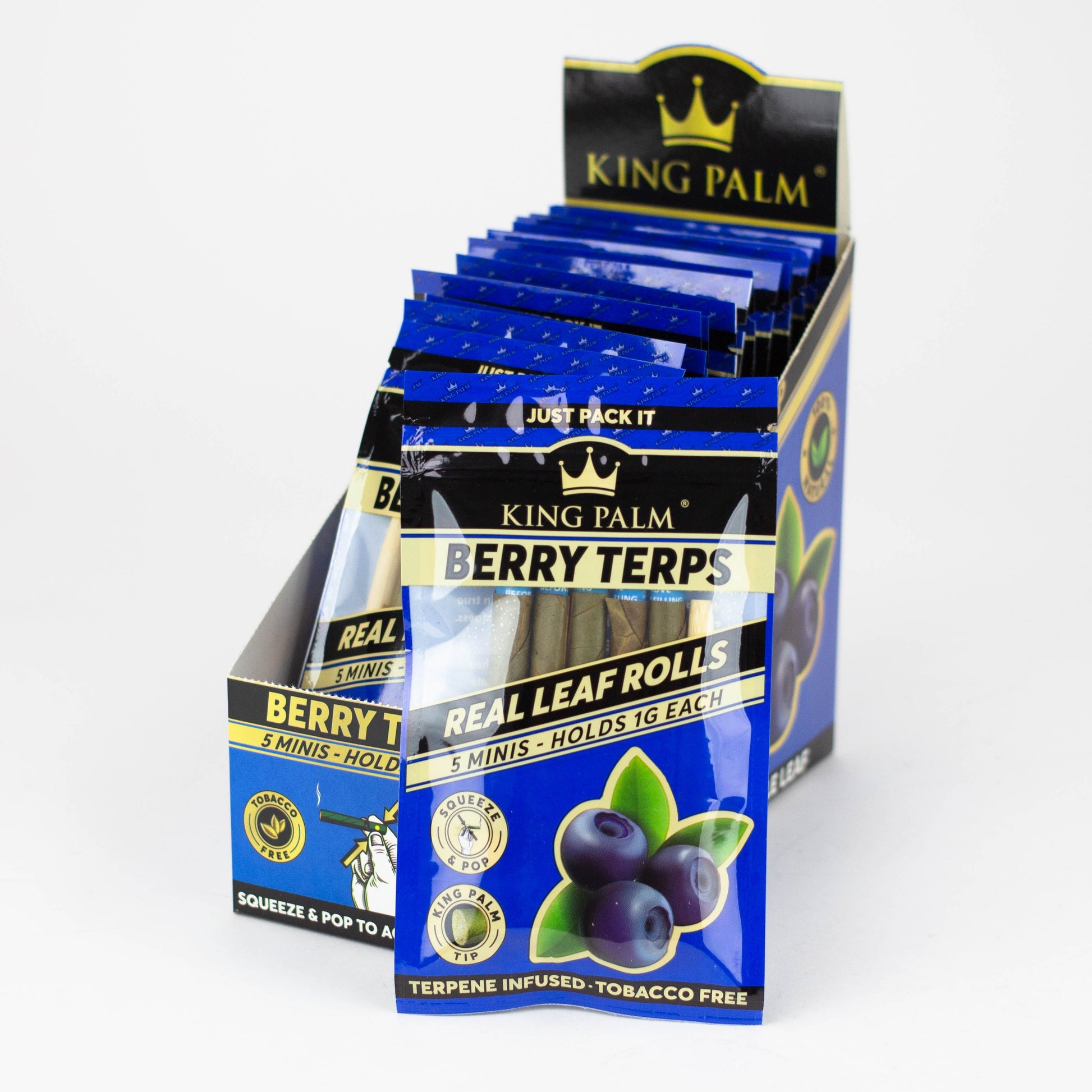 King Palm Hand-Rolled flavor 5 Mini Leaf Pack of 20_4
