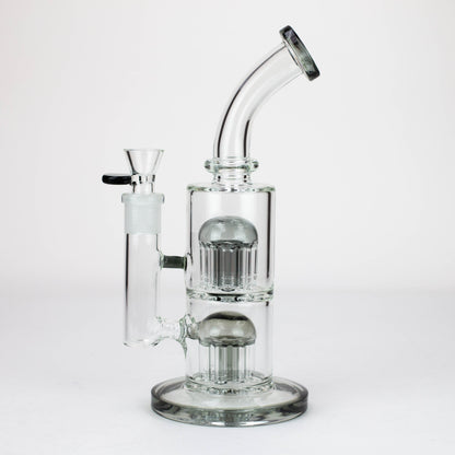 10" Glass Bubbler with dual 8 arms perc [G31014]_5
