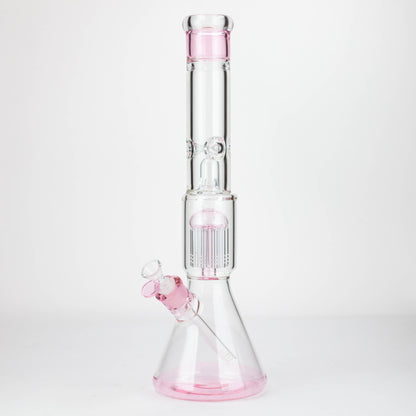 18" Single 8 arms perc, with splash guard 7mm glass water bong [G11122]_5