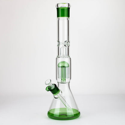 18" Single 8 arms perc, with splash guard 7mm glass water bong [G11122]_7