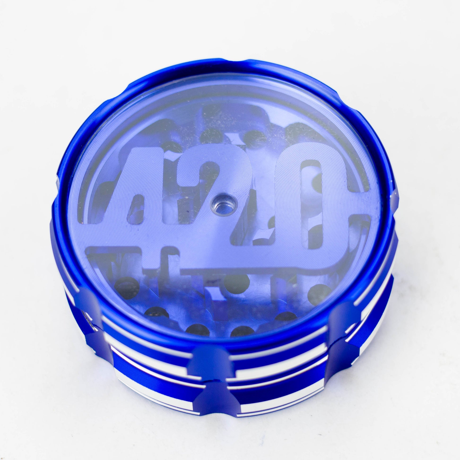 4 Parts 420 Aluminum Grinder-Blue [CNC6404-420]_2