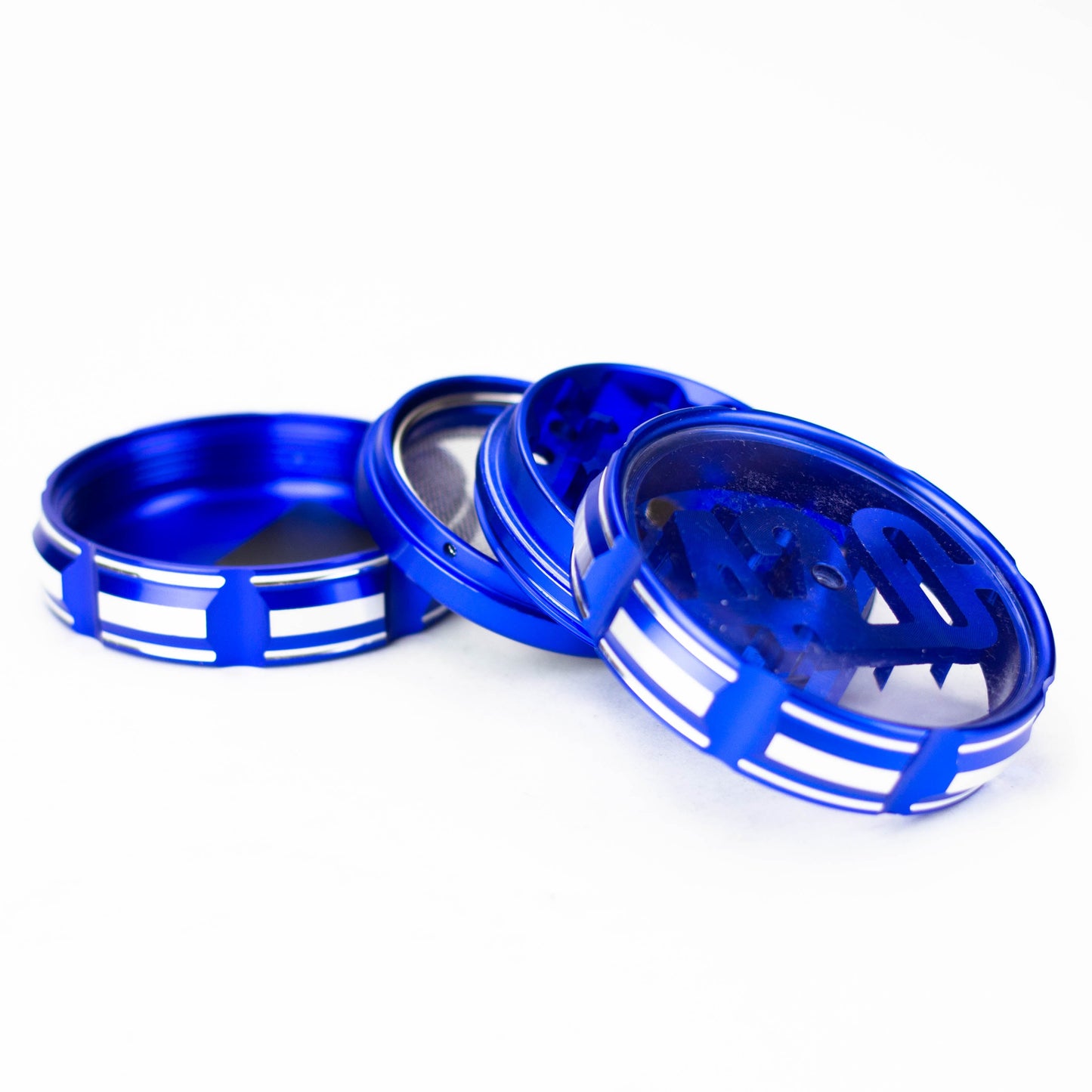 4 Parts 420 Aluminum Grinder-Blue [CNC6404-420]_1